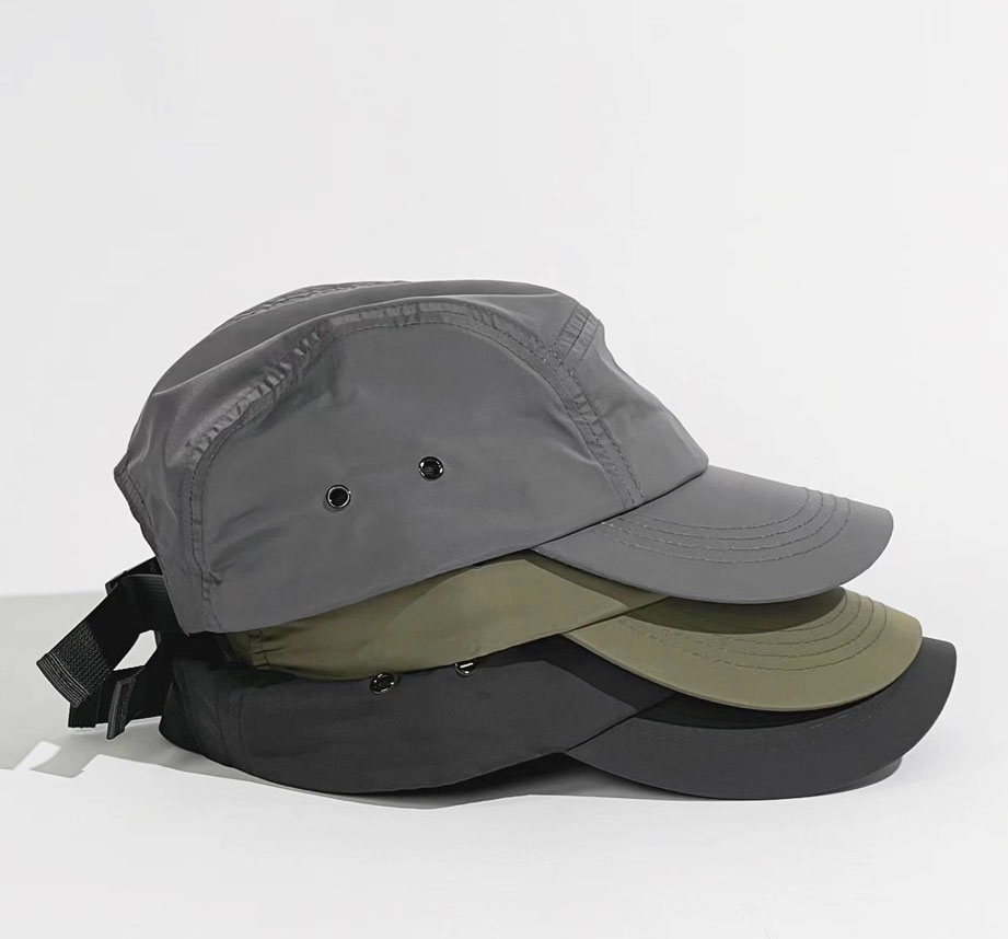 multi panel special design quality outdoor sporting nylon fabric hat