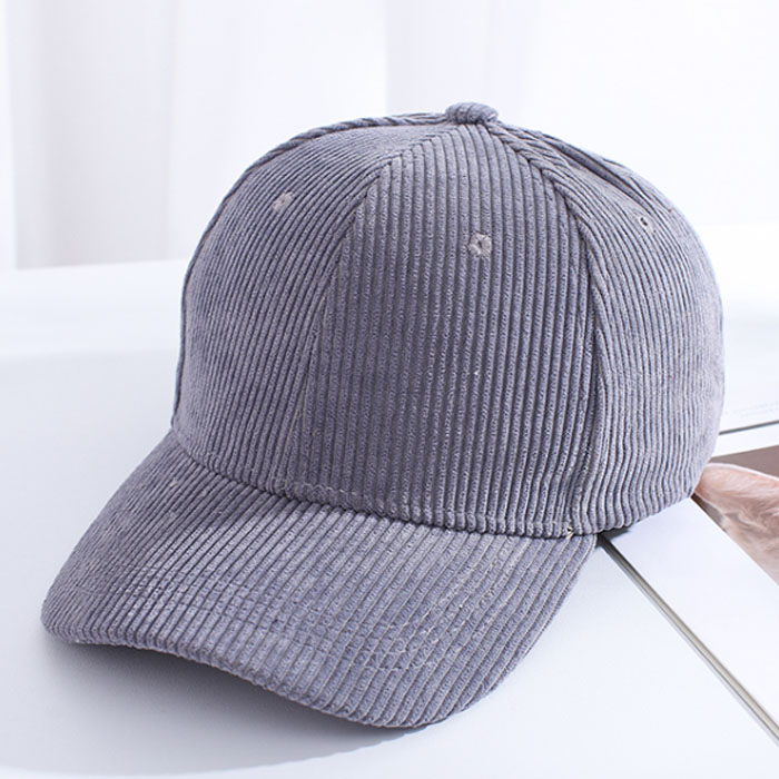 Custom Corduroy Baseball Cap Without Logo Blank Without MOQ Storage DIY Caps