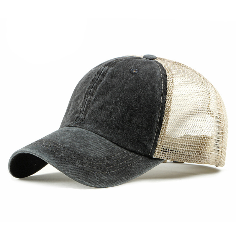 Summer Unstructured Custom Mesh Trucker Cap In Storage Without MOQ Unstructured Hat