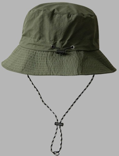 water-resisted nylon fabric fishing hat out door easy packaging bucket hat
