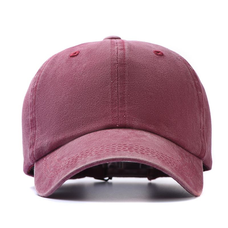 Without MOQ In Storage Denim Fabric Wash Dad Hat  