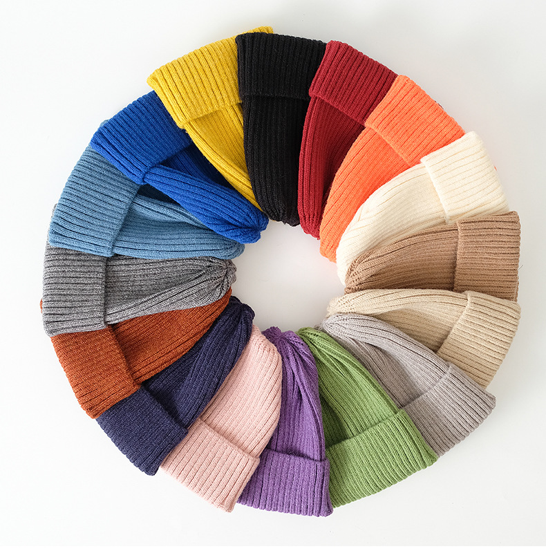 storage lot of colors blank 100% acrylic winter beanie 