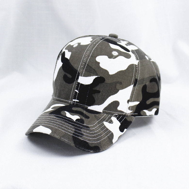blank camo colors in storage baseball hat