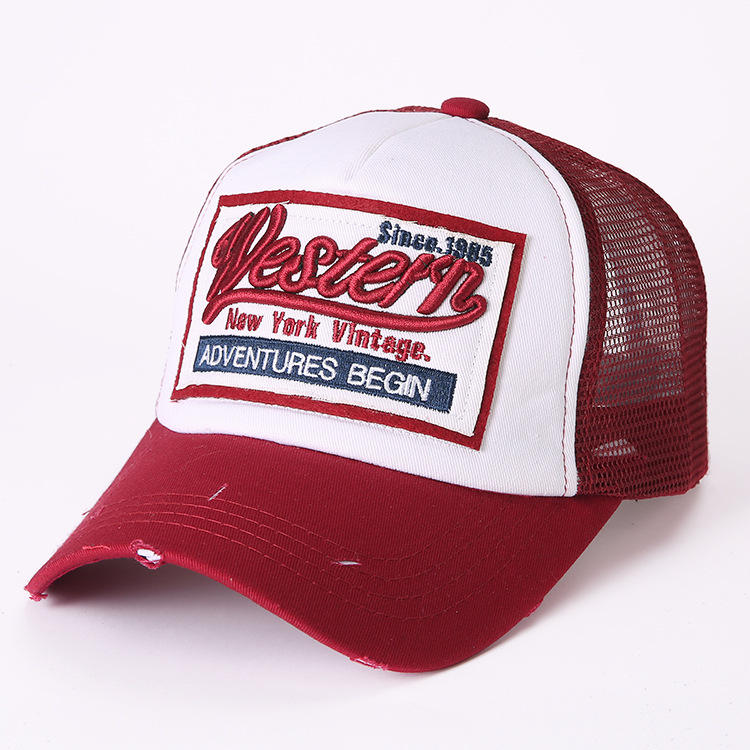 wash fabric cut old design Dubai trucker hat