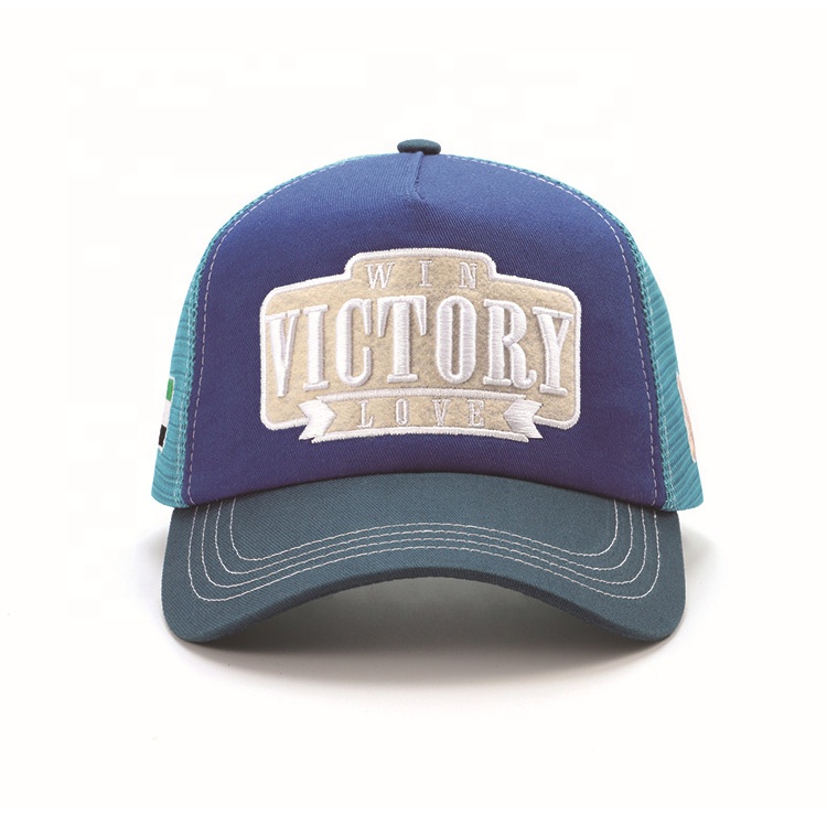 logo 3D embroidery lux Dubai trucker hat