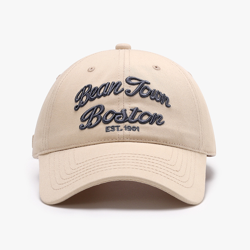 100%cotton  letter embroidery custom hats unisex baseball cap